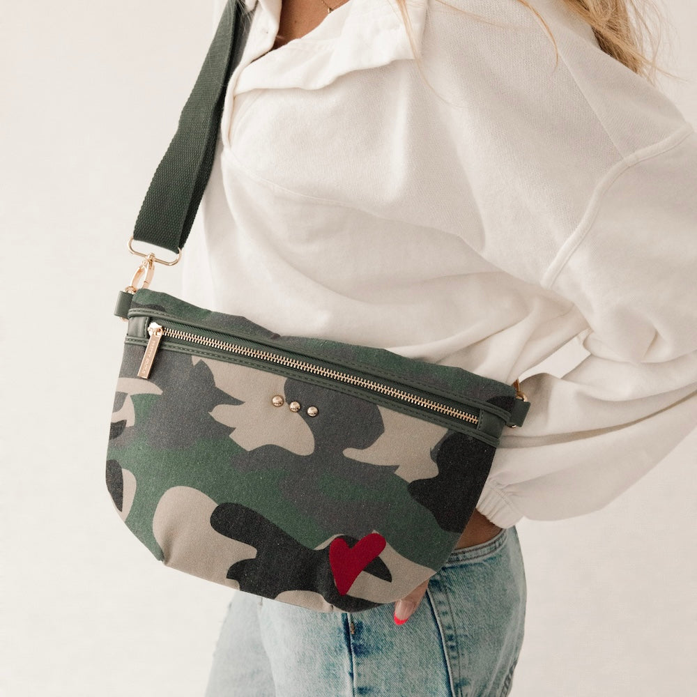Colby Canvas Printed Bum Bag-Bum Bag-Pretty Simple