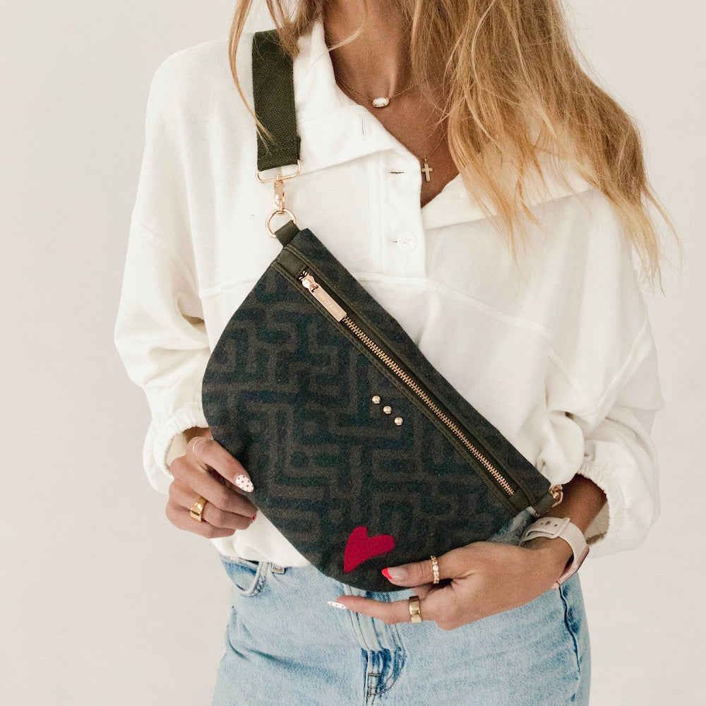Colby Canvas Printed Bum Bag-Bum Bag-Pretty Simple