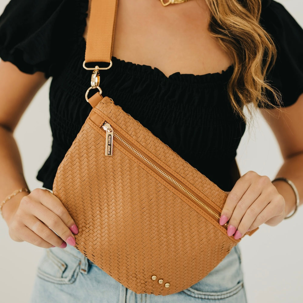 Diagonal Woven Westlyn Bum Bag - COMING SOON!!!-Bum Bag-Pretty Simple