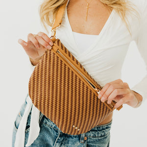 Diagonal Woven Westlyn Bum Bag - NEW!!!-Bum Bag-Pretty Simple