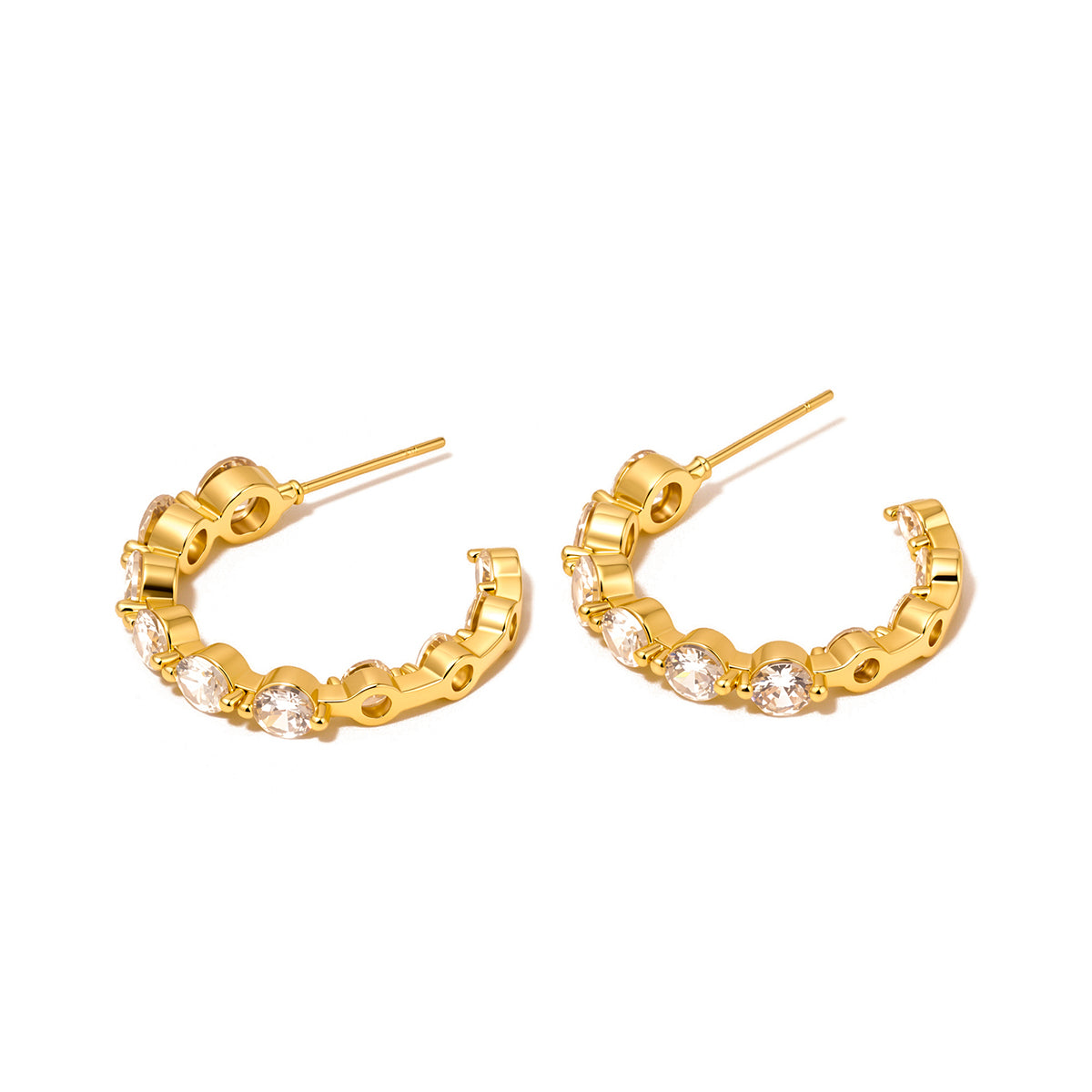 Darling Delight Hoop Earrings - WATERPROOF-Earrings-Pretty Simple