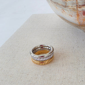 The Element Stack Ring Trio - WATERPROOF