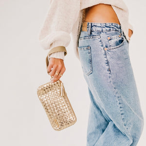 Emma Woven Clutch Wristlet-Wristlet-Pretty Simple