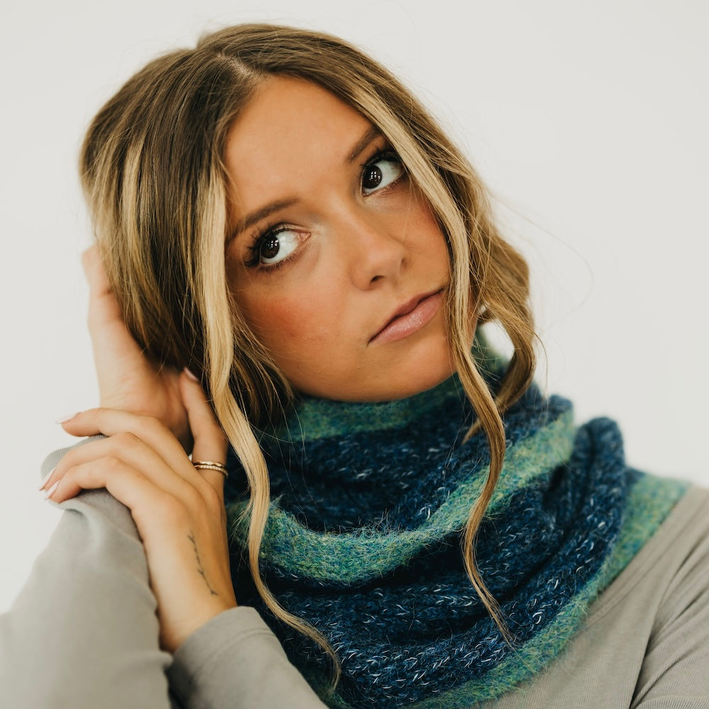 Estelle Two Tone Scarf-Scarf-Pretty Simple