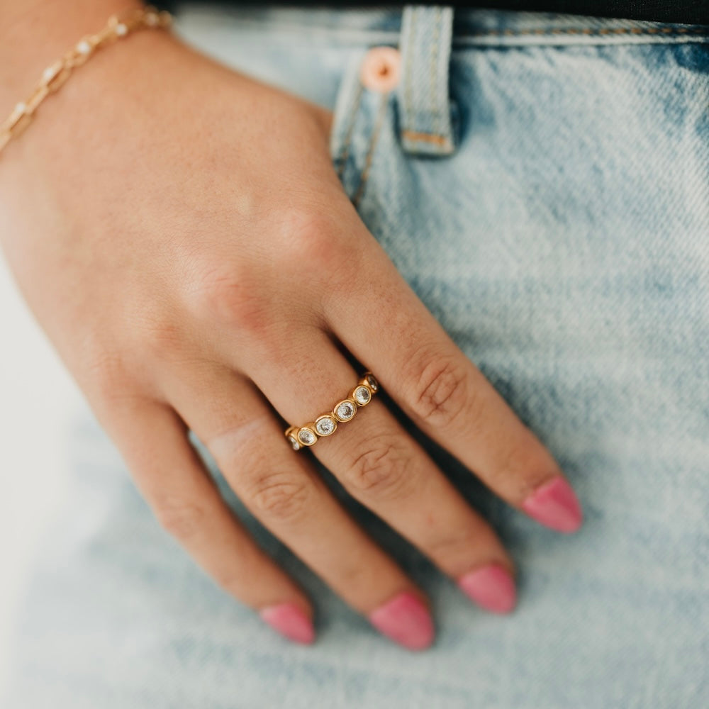 Esme Eternity Ring - WATERPROOF-Ring-Pretty Simple
