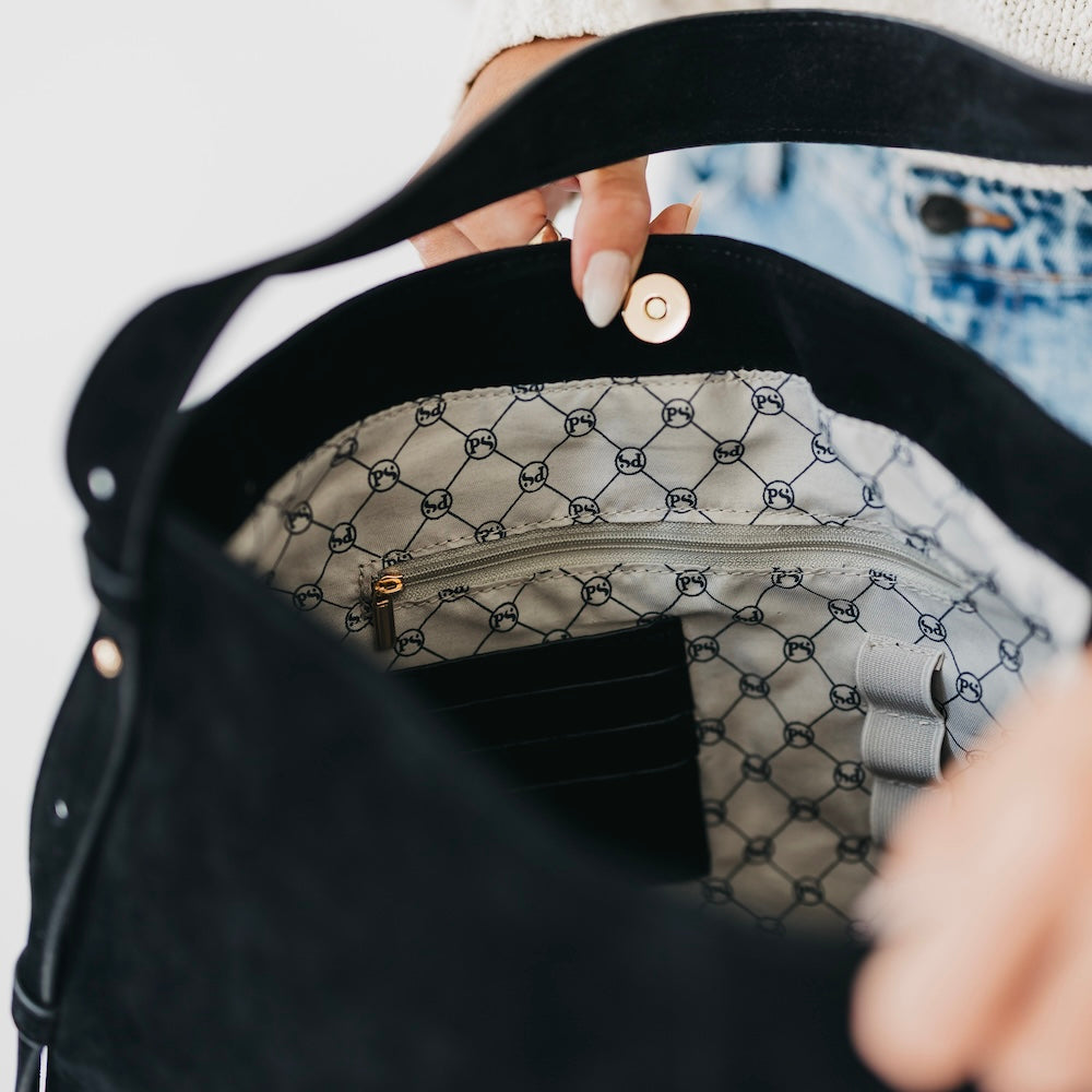 Evie Suede Hobo Shoulder Bag-Shoulder Bag-Pretty Simple