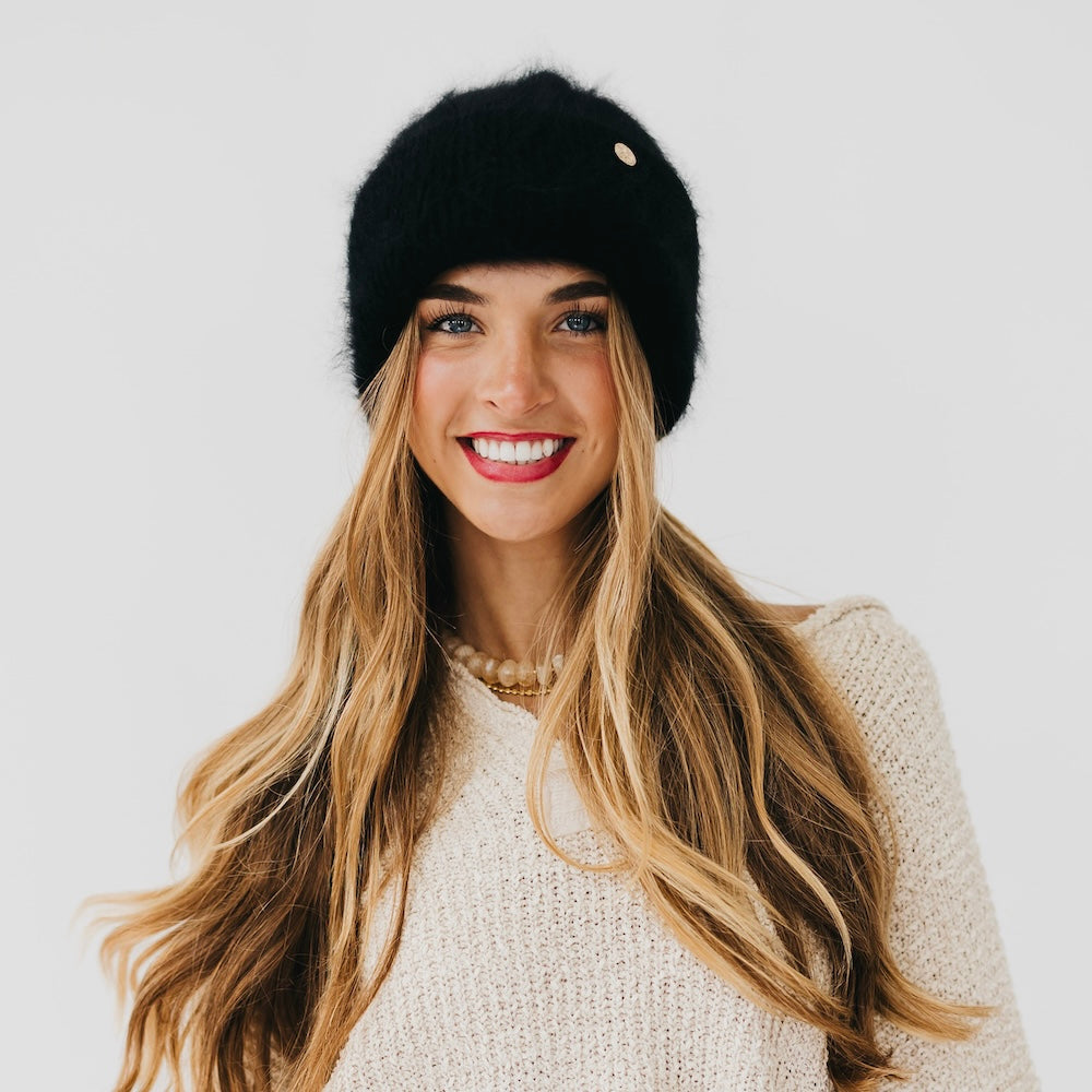 Fifi Fluffy Angora Beanie