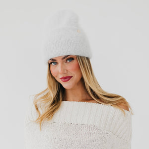 Fifi Fluffy Angora Beanie