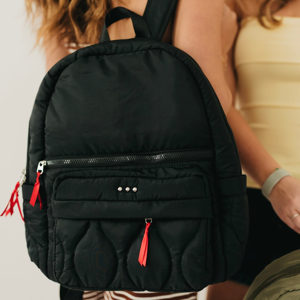 Go-To Organized Puffer Nylon Backpack-Backpack-Pretty Simple