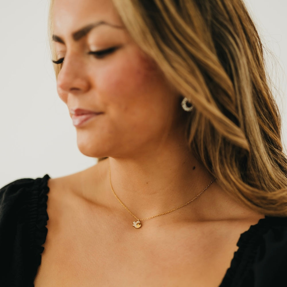 Goldie Fish Necklace - WATERPROOF-Necklace-Pretty Simple