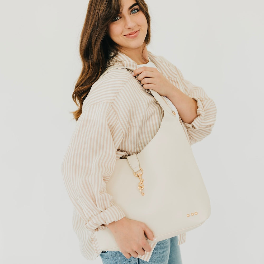 Haddie Hobo Vegan Leather Tote-Tote Bag-Pretty Simple