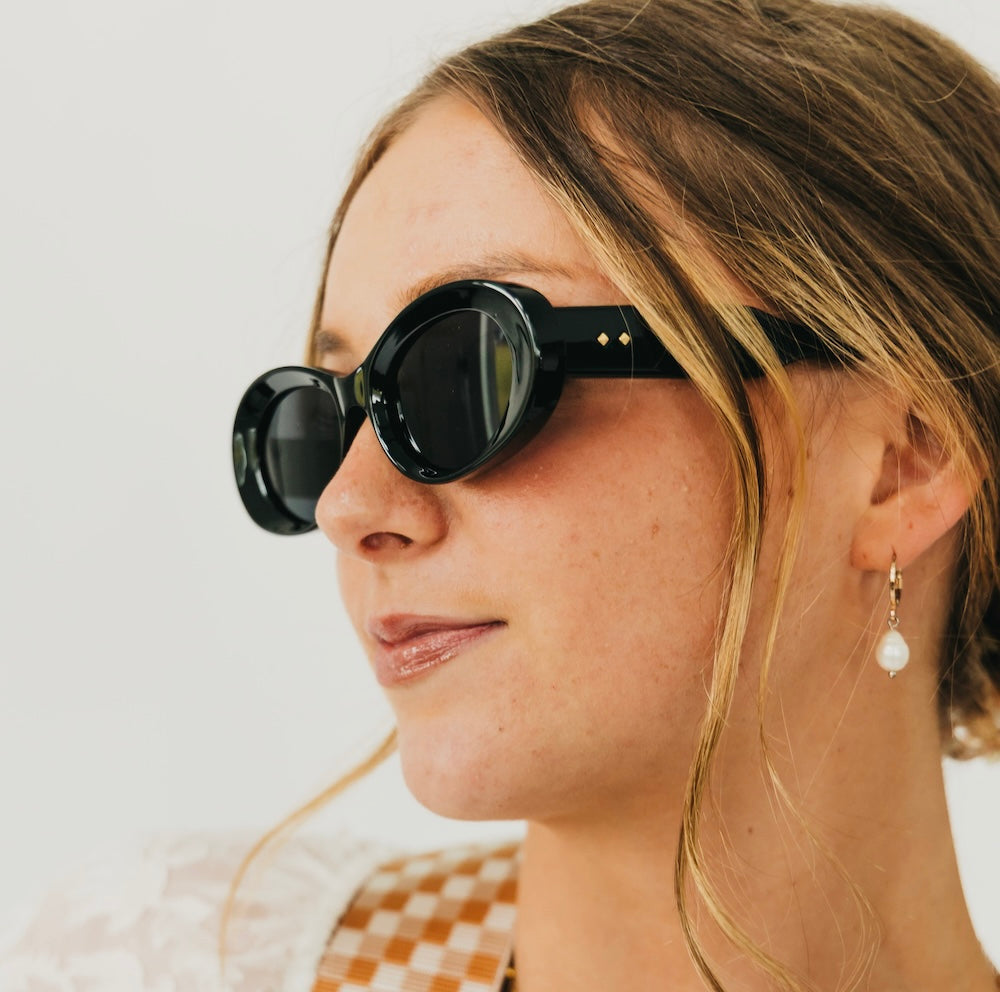Hadley Oval Sunglasses-Sunglasses-Pretty Simple