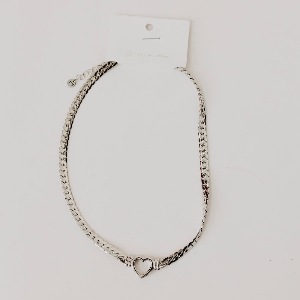 Helen Heart Necklace - WATERPROOF-Necklace-Pretty Simple