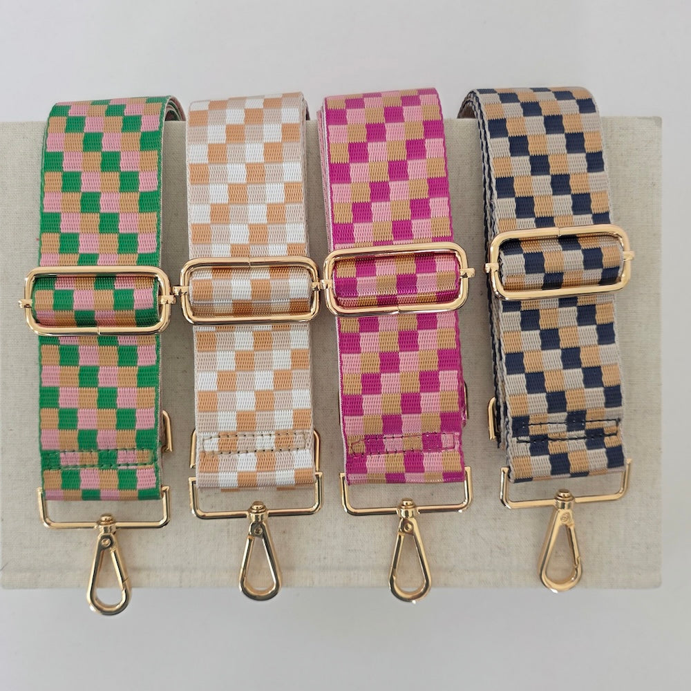 Hendrix Checkered Guitar Bag Strap-Straps-Pretty Simple