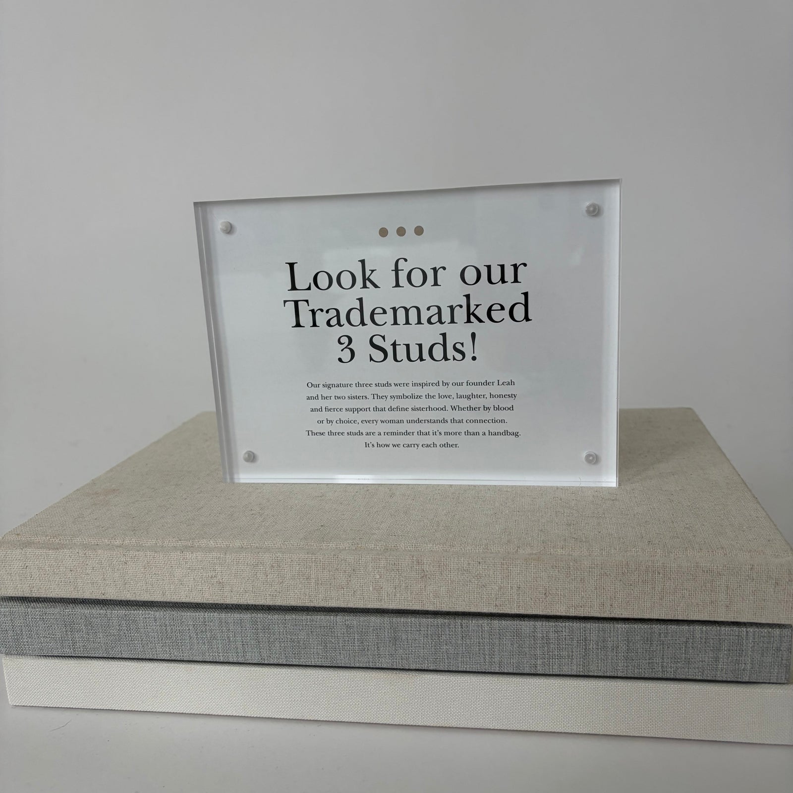Pretty Simple Brand Story Plaque-Accessories-Pretty Simple