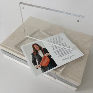 Pretty Simple Brand Story Plaque