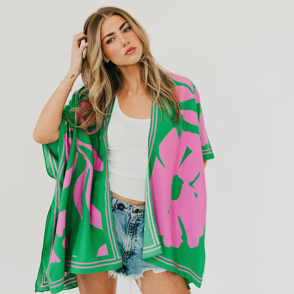 Island Breeze Kimono-Kimono-Pretty Simple