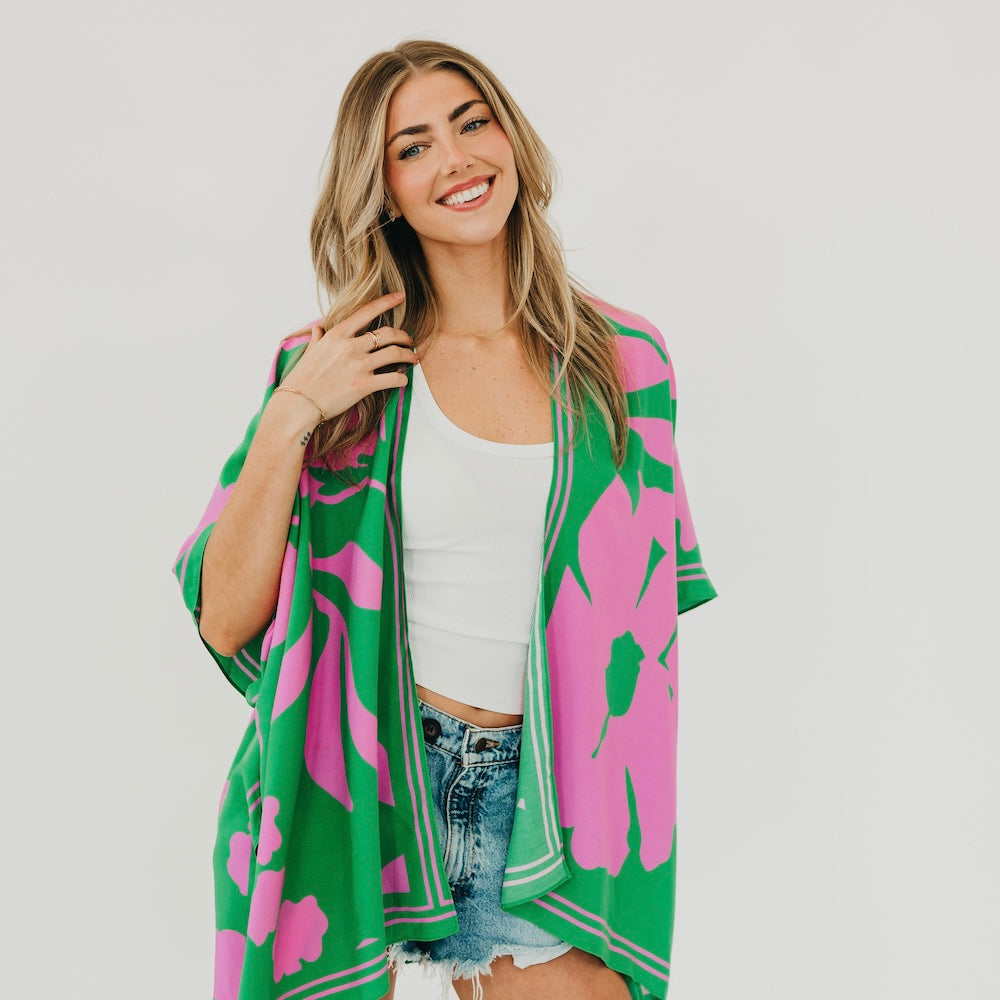 Island Breeze Kimono-Kimono-Pretty Simple