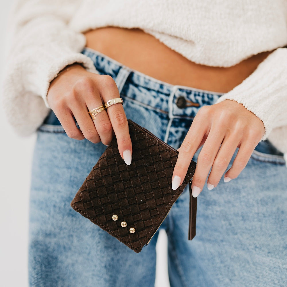 Kat Suede Wallet-Wallet-Pretty Simple