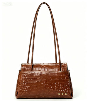 Kris Croc Embossed Shoulder Bag-Shoulder Bag-Pretty Simple