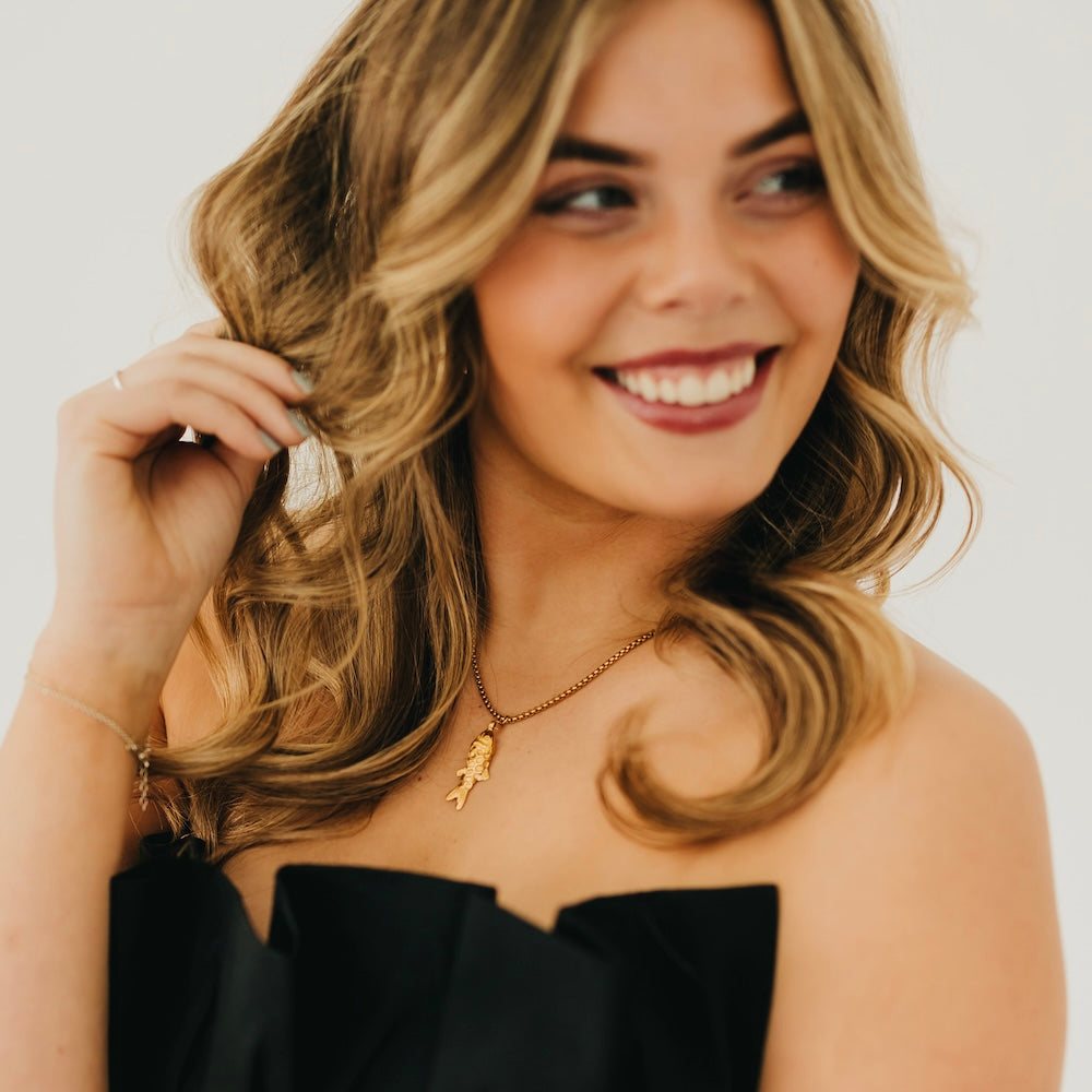 Lucky Fish Necklace - WATERPROOF-Necklace-Pretty Simple