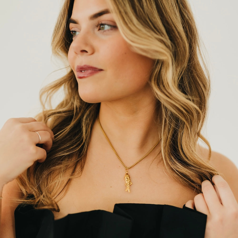 Lucky Fish Necklace - WATERPROOF-Necklace-Pretty Simple