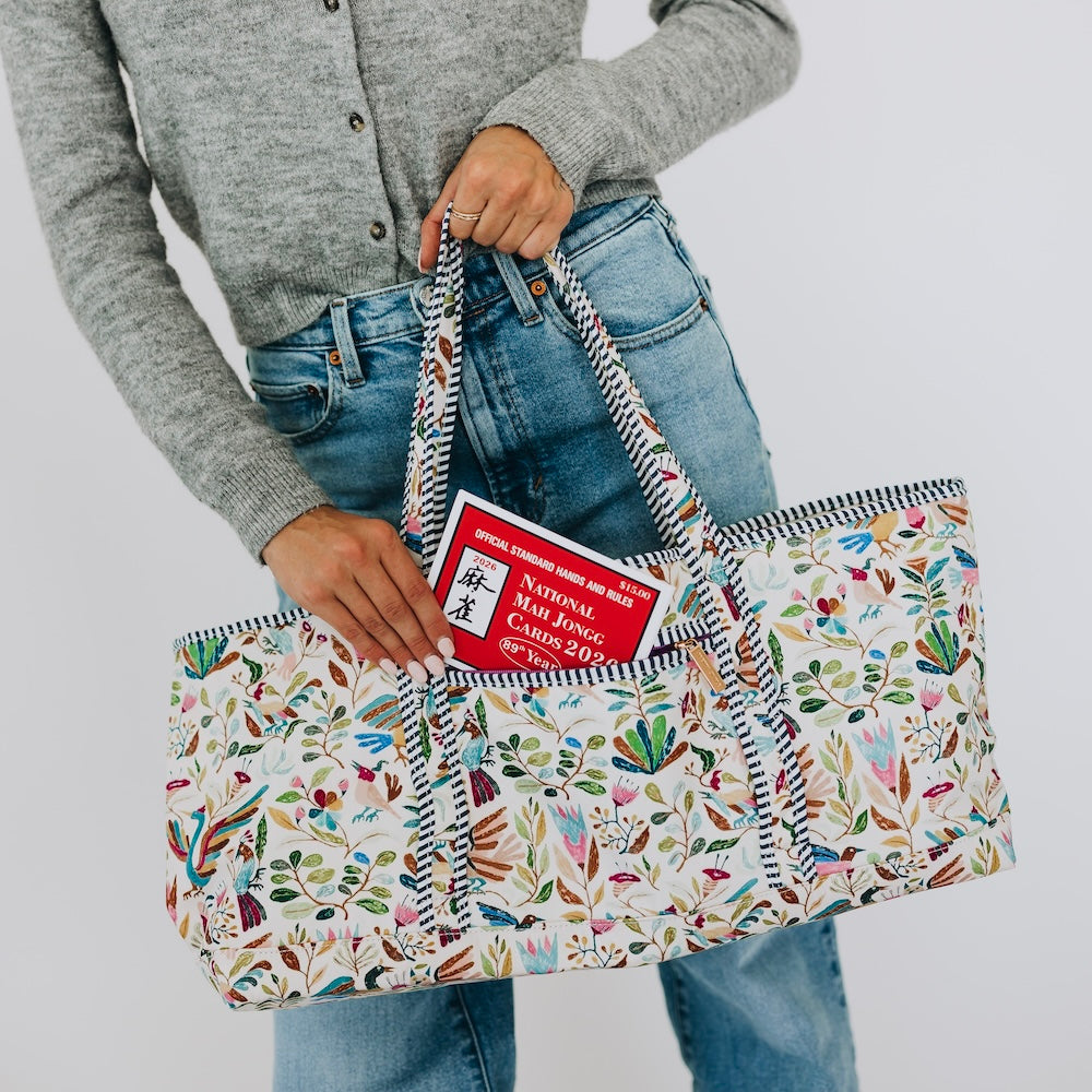 Mahjong Shoulder Storage Bag-Pretty Simple