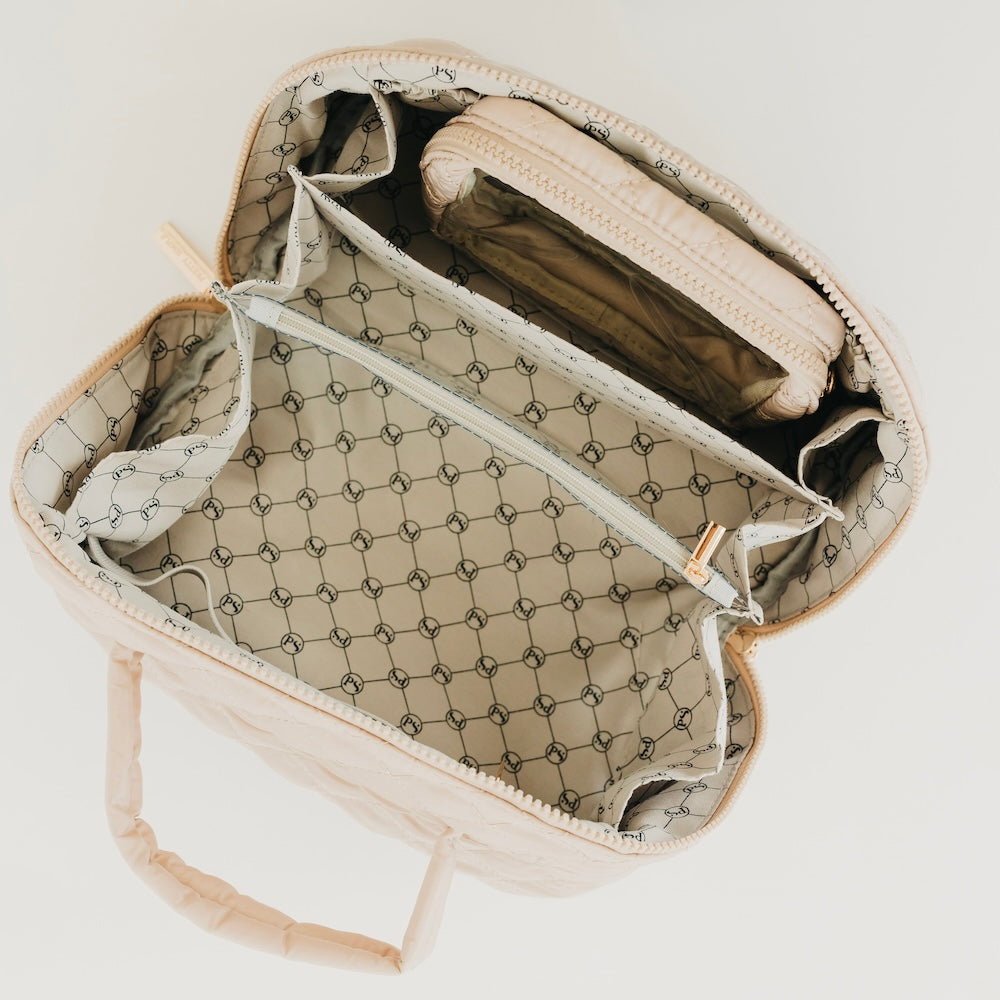 Martha Quilted Cosmetics Bag-Make Up Bag-Pretty Simple