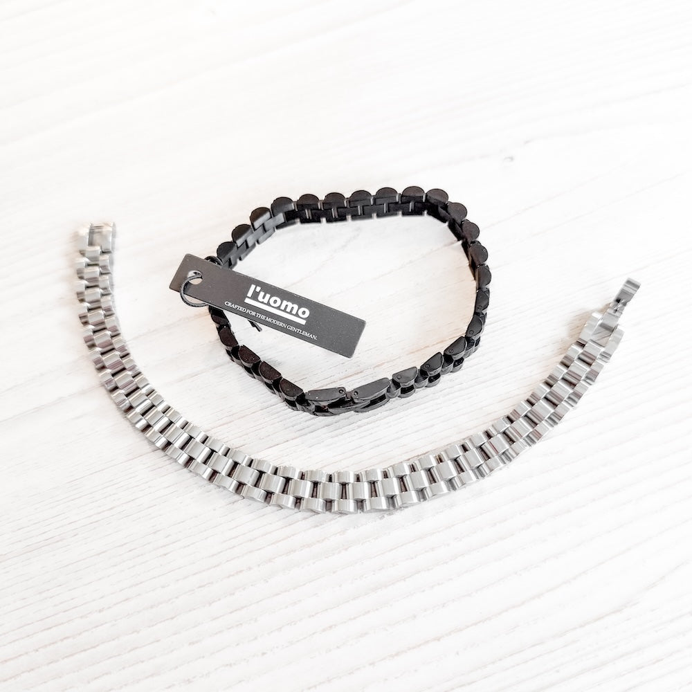 Matteo L'uomo Mens Collection Watch Band Bracelet Pretty Simple