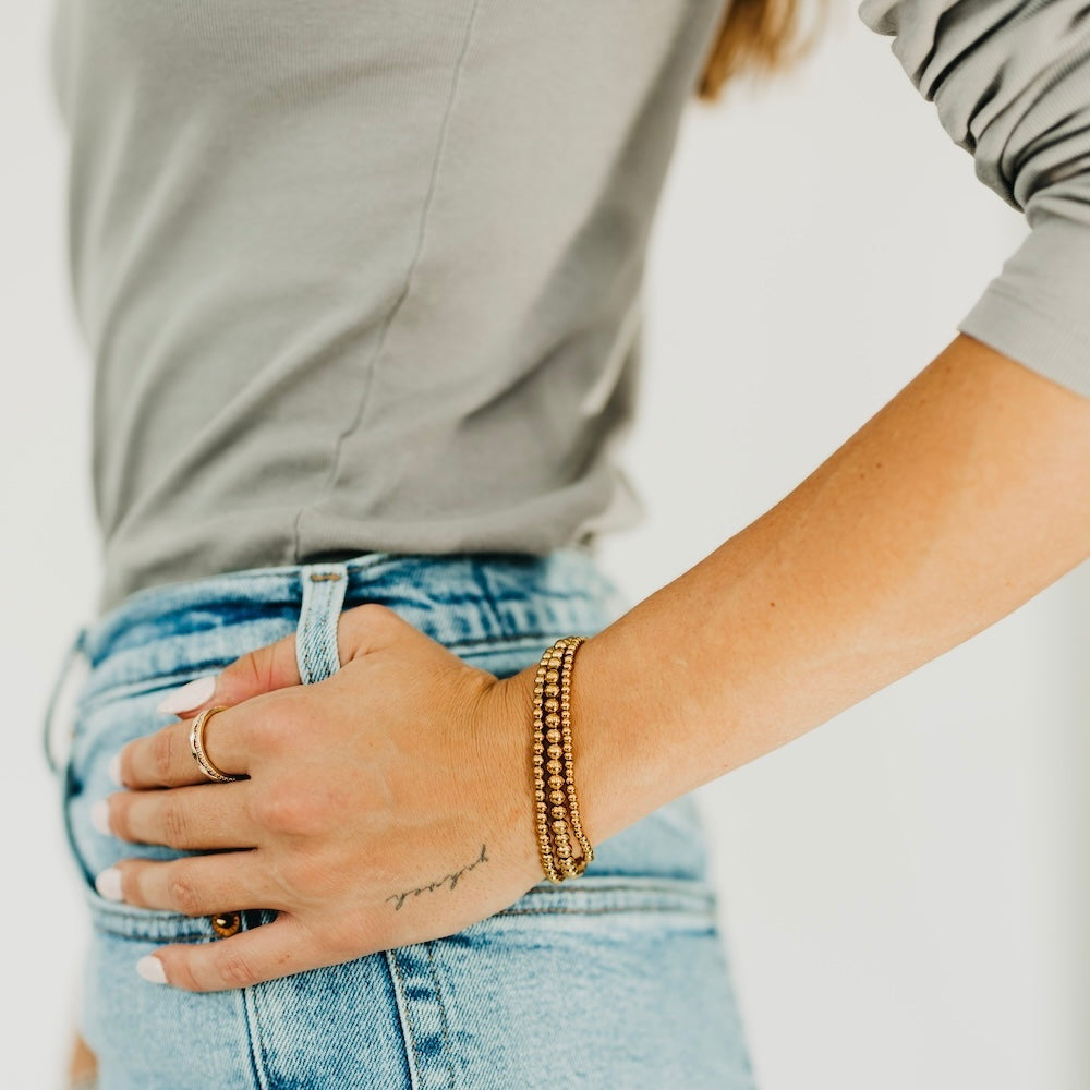 Monroe Stretch Bracelet Set - WATERPROOF-Bracelet-Pretty Simple