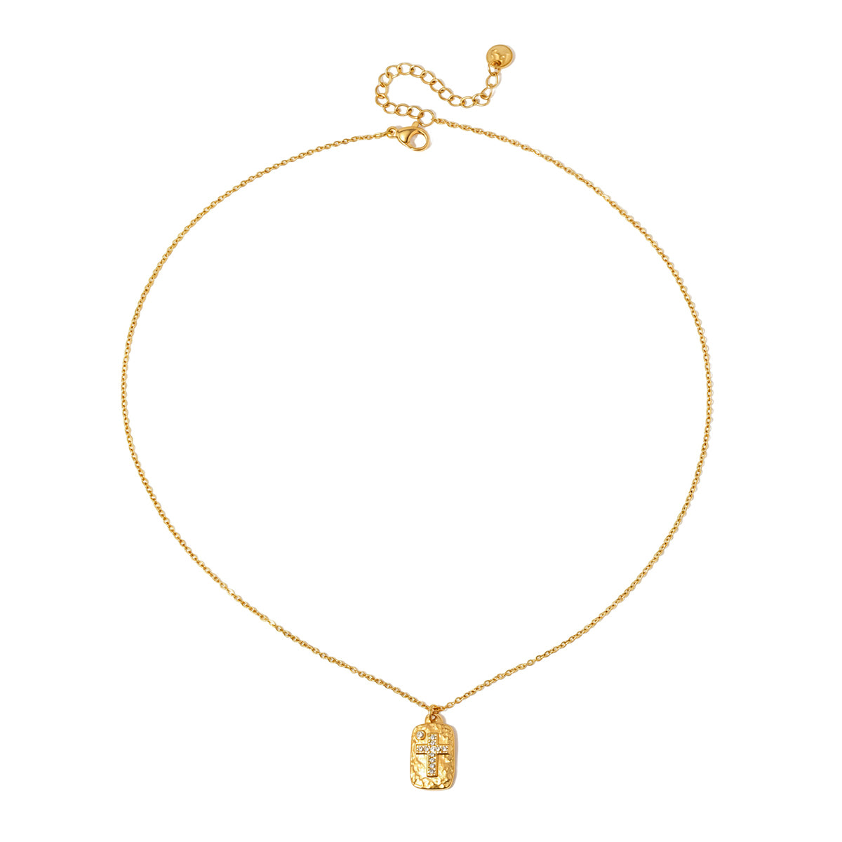 Cecilia Cross Pendant Necklace WATERPROOF Wholesale-Necklace-Pretty Simple