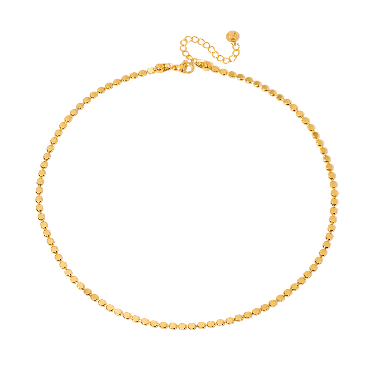 Dakota Disc Chain Necklace - WATERPROOF