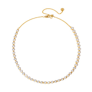 Luxe Frosted In Diamonds Choker Necklace - WATERPROOF-Necklace-Pretty Simple