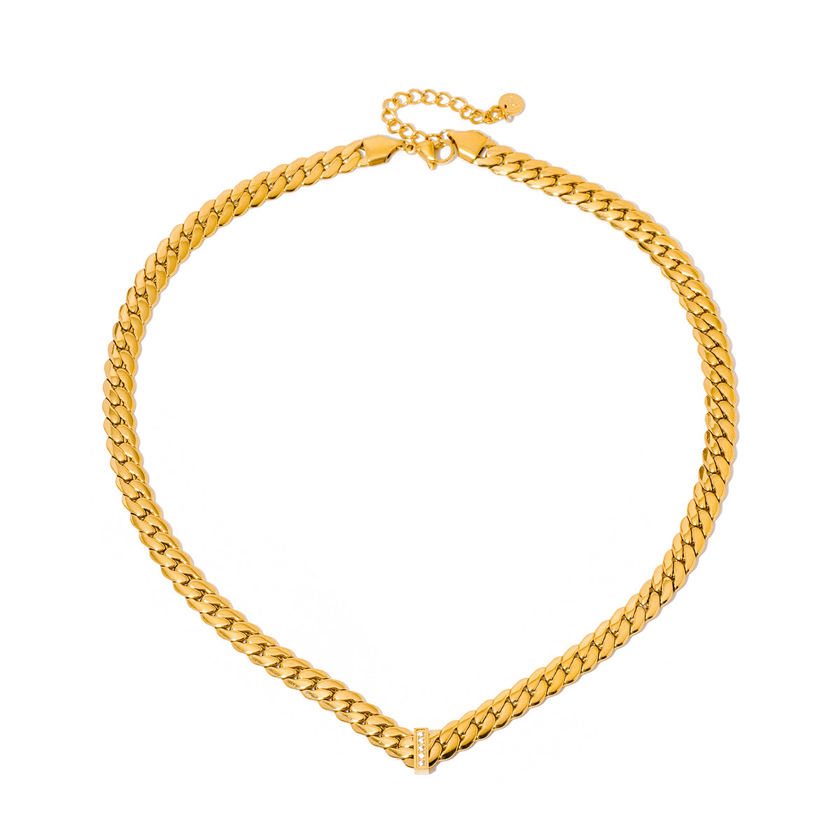 Pretty Nec Victoria Diamond V Necklace - WATERPROOF - Pretty Simple Wholesale