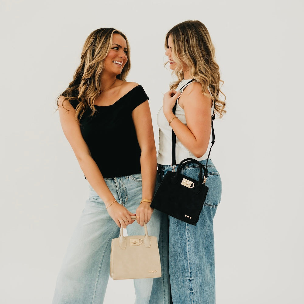 Nixie Nubuck Small Tote-Tote Bag-Pretty Simple