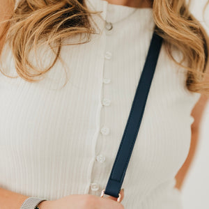 Minimalist Vegan Leather Crossbody Strap-Straps-Pretty Simple