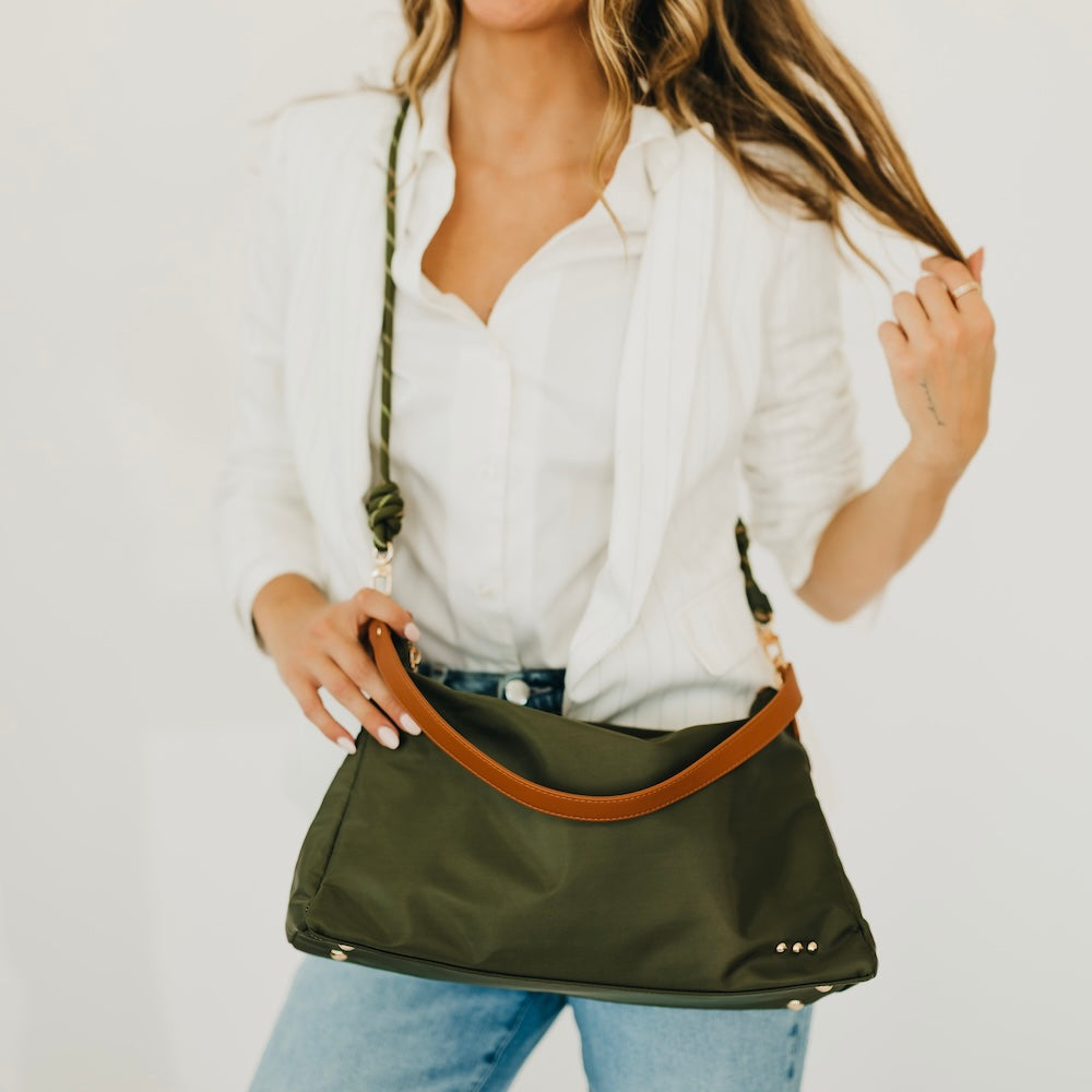 Nikki Nylon Slouchy Shoulder Bag-Shoulder Bag-Pretty Simple