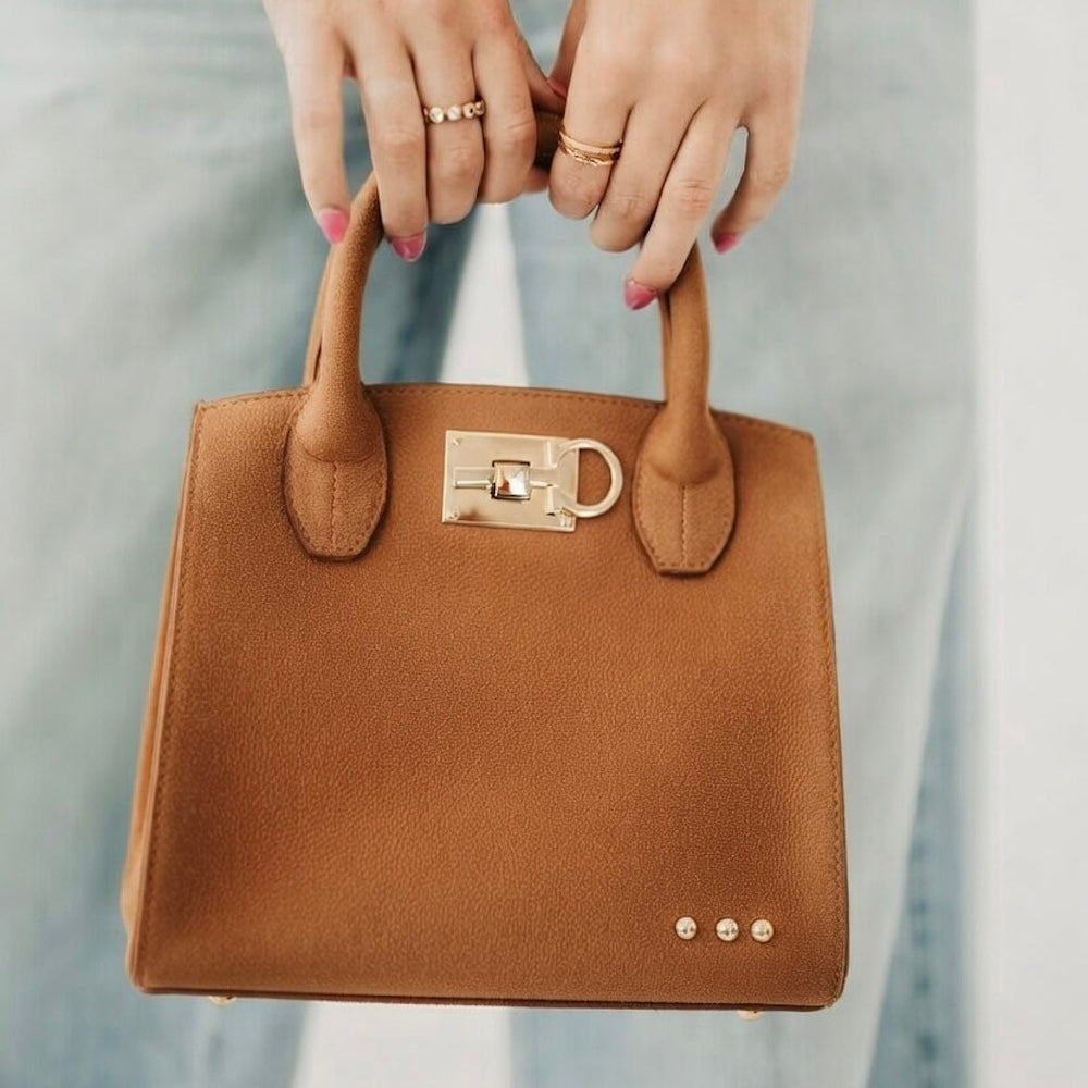 Nixie Nubuck Small Tote-Tote Bag-Pretty Simple