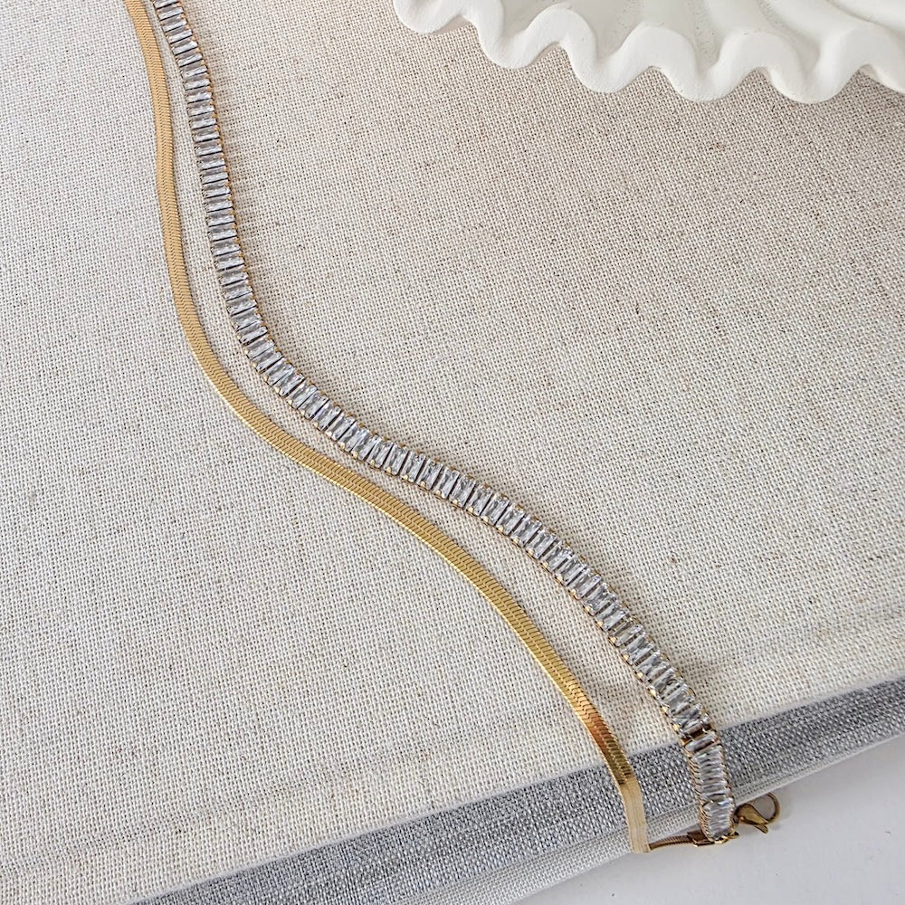 Pinch Me Layered Necklace - WATERPROOF-Necklace-Pretty Simple