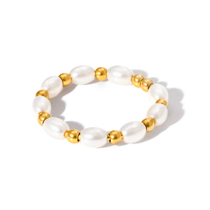 Delightful Pearl Ring - WATERPROOF-Ring-Pretty Simple
