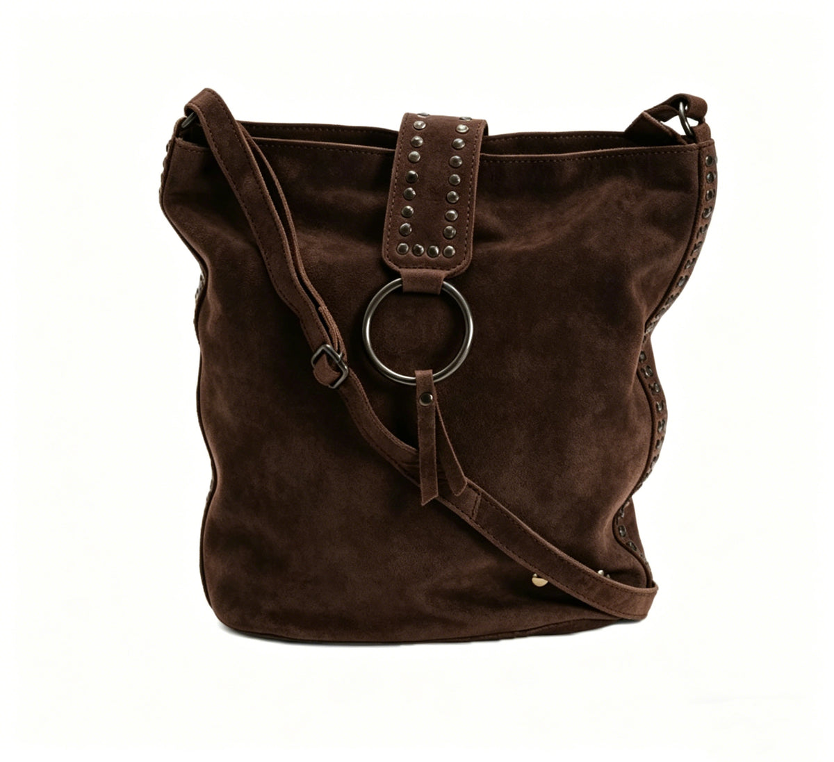 Rosemary Suede Bucket Bag-Shoulder Bag-Pretty Simple