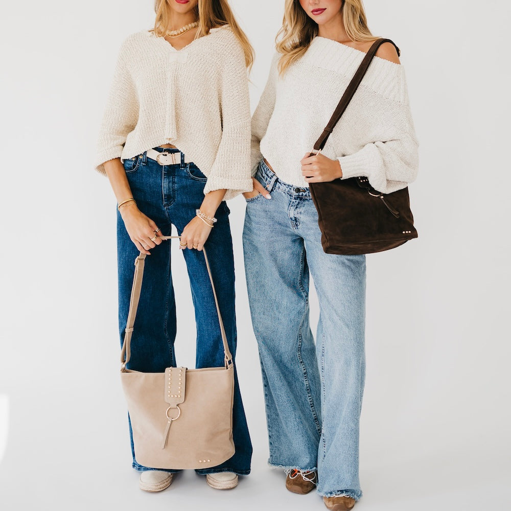 Rosemary Suede Bucket Bag-Shoulder Bag-Pretty Simple