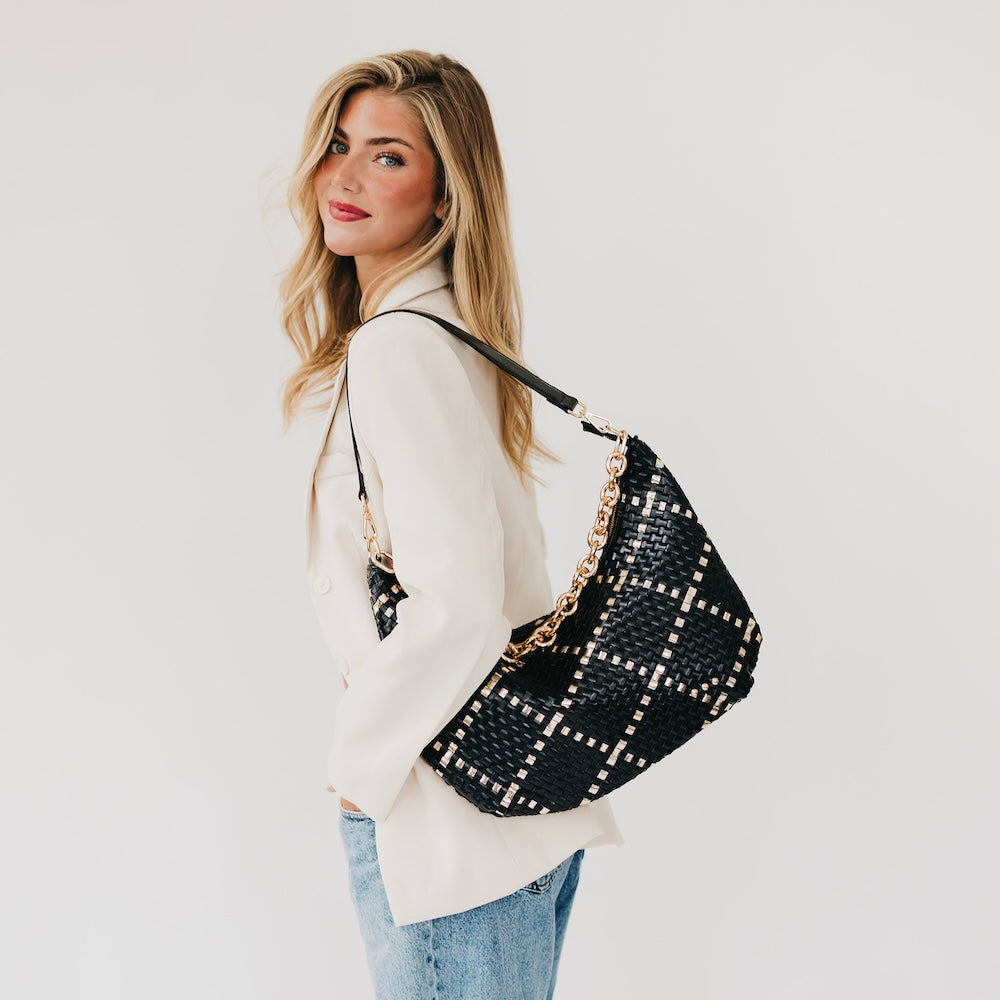 Sienna Slouchy Woven Shoulder Bag - TOP SELLER