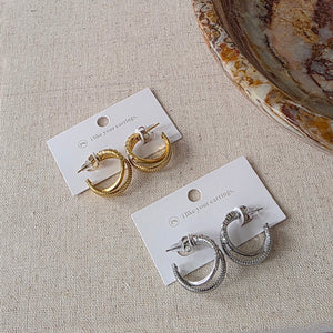 Stardust Hoop Earrings - WATERPROOF-Earrings-Pretty Simple