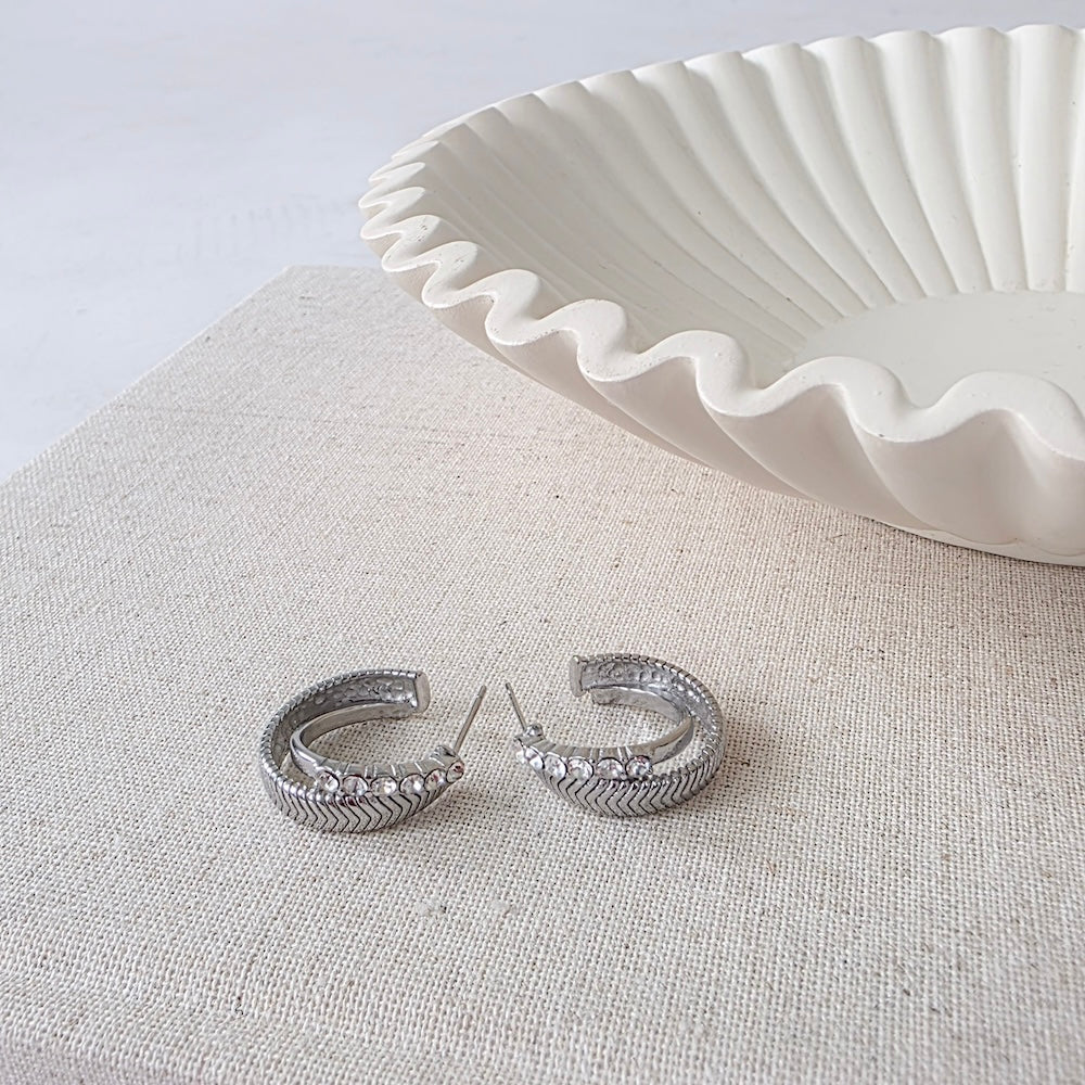 Stardust Hoop Earrings - WATERPROOF-Earrings-Pretty Simple