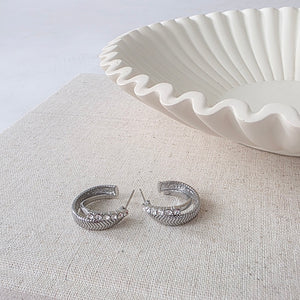 Stardust Hoop Earrings - WATERPROOF-Earrings-Pretty Simple