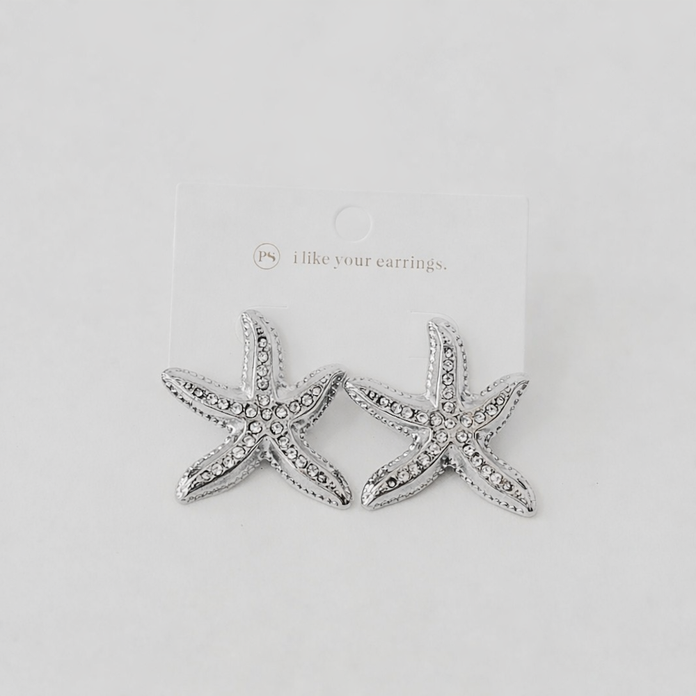 Starfish Earrings - WATERPROOF-Earrings-Pretty Simple