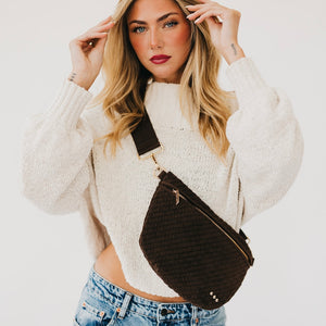 Suede Westlyn Woven Bum Bag-Bum Bag-Pretty Simple