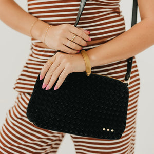 Suede Harper Hobo Shoulder Bag-Shoulder Bag-Pretty Simple