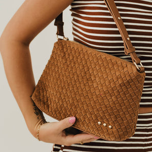 Suede Harper Hobo Shoulder Bag-Shoulder Bag-Pretty Simple